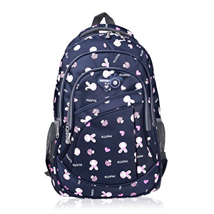 Vbiger School Backpack for Girls Boys for Middle School Cute Bookbag Outdoor Daypack