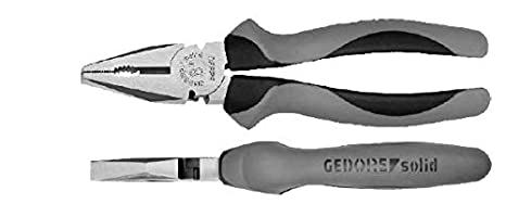 GEDORE SOLID COMBINATION PLIER 8" QTY 1 PCS