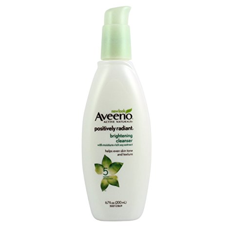 Aveeno Active Naturals Positively Radiant Cleanser, 6.7 Ounce