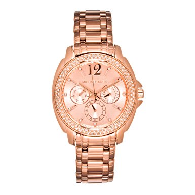 Michael Kors Women's 'Cameron' Round Rose Gold Bracelet Watch - MK5692