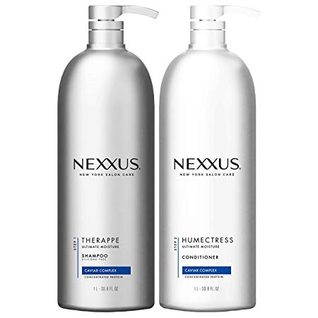 Nexxus Deep Hair Hydration Therappe Caviar Complex 33.8 floz and Humectress Caviar Complex Conditioner 33.8 floz