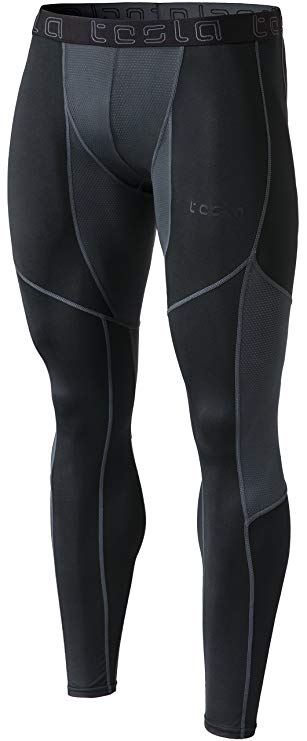 Tesla Men's Compression Pants Baselayer Cool Dry Sports Tights Leggings MUP79/MUP19/MUP09/P16