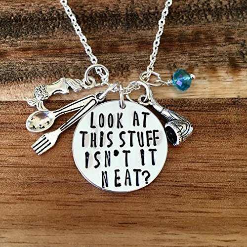 Little Mermaid inspired Necklace-Look at this stuff isn't it neat? The Little Mermaid Ariel necklace-mermaid necklace