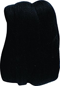 Clover Natural Wool Roving, Black