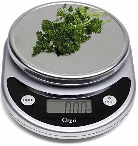 Ozeri Pronto Digital Multifunction Kitchen and Food Scale, in Elegant Black