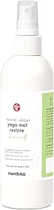 Manduka Yoga Mat Wash and Refresh, 100% Natural Essential Oils, Life Extension, Non-irritating, Pet Friendly, Gingergrass, 8oz