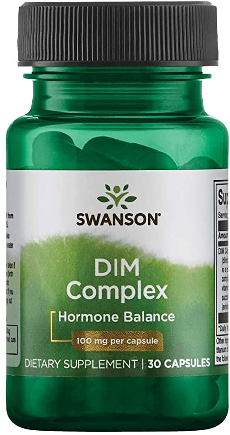 Swanson Dim Complex (Diindolylmethane) 100 Milligrams 30 Capsules
