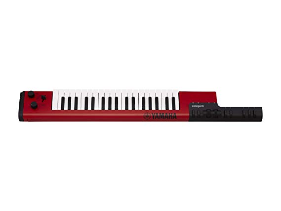 Yamaha Sonogenic Keytar with Power Supply, Strap, and MIDI Cable, Red