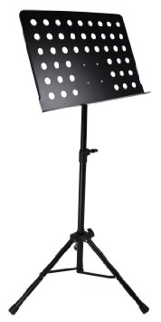 Gearlux Deluxe Collapsible Orchestra Music Stand - Black