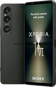 Sony Xperia 1 VI 5G XQ-EC72 Dual 256GB 12GB RAM (GSM Only | No CDMA) Qualcomm SM8650-AB Snapdragon 8 Gen 3 | Global Version | Factory Unlocked – Khaki Green