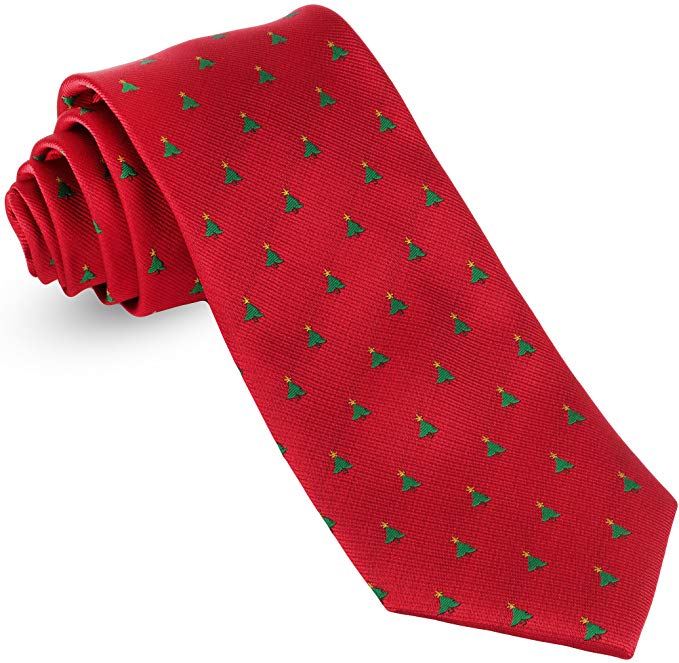 Christmas Ties For Men: Mens Woven Festive Necktie Holiday Neckties Tie
