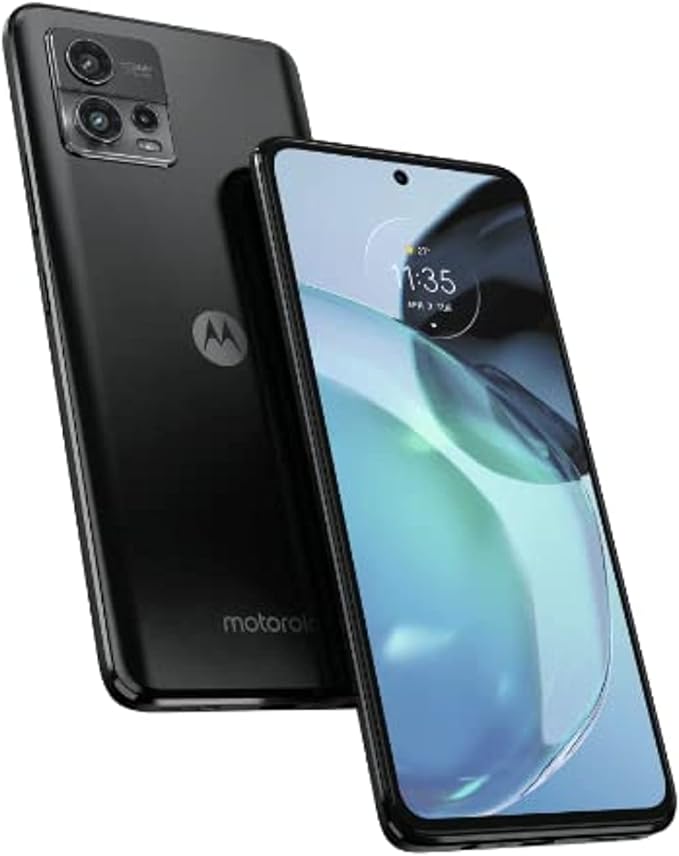 Motorola Moto G72 4G LTE 128GB   6GB Unlocked Global (ONLY Tmobile/Metro/Mint/Tello USA Market) NFC 108MP Triple Camera   (Fast Car Charger Bundle) (Black)