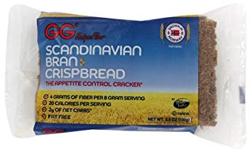 Health Valley - GG Unique Fiber Scandinavian Bran Crispbread - 3.5 oz (pack of 2)