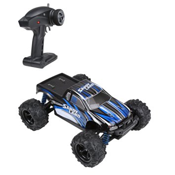 RC Car, Distianert 9300 Electric RC Car Offroad Remote Control Car 1:18 Scale 2.4Ghz 4WD High Speed 30MPH with An Extra 7.4V 1200MAH Rechargeable Battery
