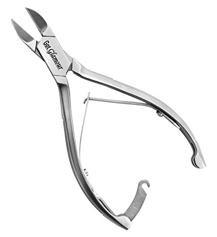 Got Glamour Toenail Clippers, Double Spring, Stainless Steel, 5"