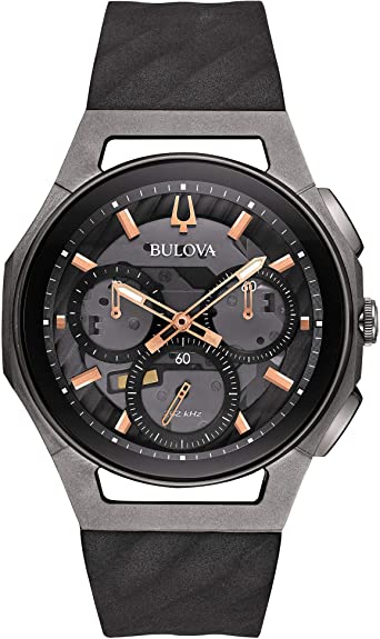 Bulova Men's Curv Collection Dark Gray Watch
