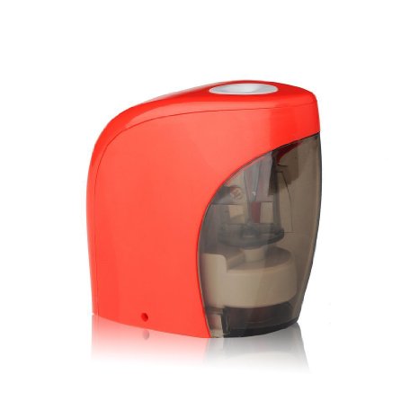 MyLifeUNIT Electric Automatic Pencil Sharpener School Office Stationery Supplies Red
