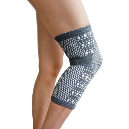 Knee Support Sleeve, Premium For Men and Women, Tourmaline Infused High Quality Compression Magnetic Therapy for Pain, Injury, Arthritis, Single Sleeve, Vigor Force