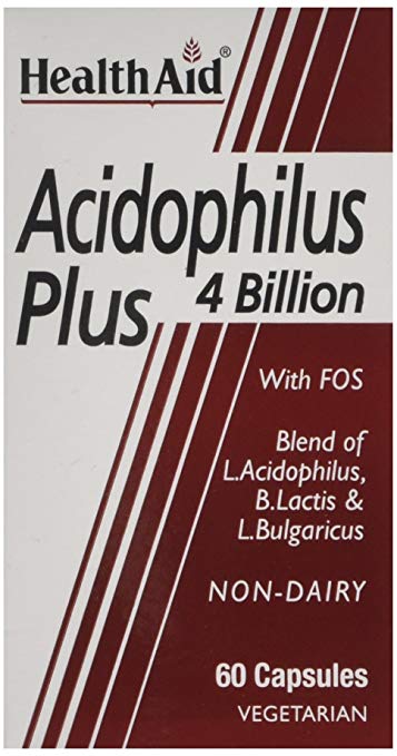 HealthAid Acidophilus Plus 4 Billion - 60 Vegicaps