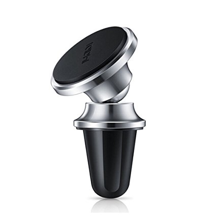 Magnetic Phone Car Mount, Roidmi Universal Phone Holder for Car Air Vent Phone Mount Holder 360 Degree Adjustable for iPhone 8/7/7P/6s/6P/5S, Galaxy S5/S6/S7/S8, Google, LG, Huawei etc