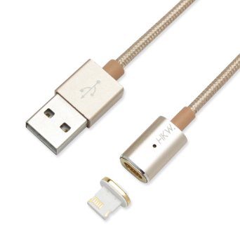 HKW Magnetic Lightning Charging Cable 4Ft12m For iPhone Gold - Genuine Product