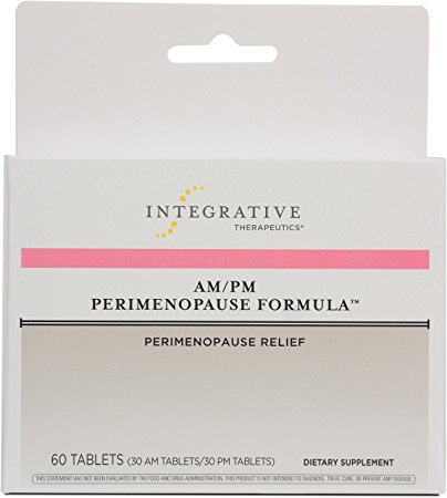 Integrative Therapeutics - AM/PM PeriMenopause Formula - Perimenopause Relief Supplement - 60 Tablets