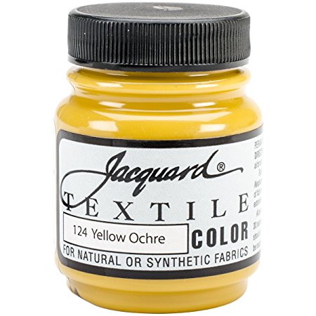 Jacquard Products Jacquard Textile Color Fabric Paint, 2.25-Ounce, Yellow Ochre