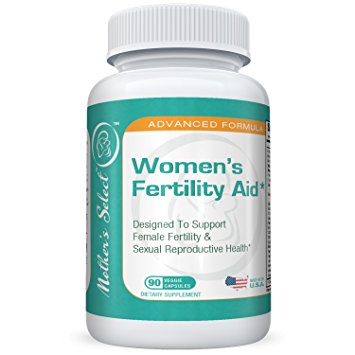 Women's Fertility Aid by Mother's Select, Women's Fertility Supplement for Conception and Sexual Health, All Natural Ingredients in Veggie Capsules, 90-Count, 30-Day Supply