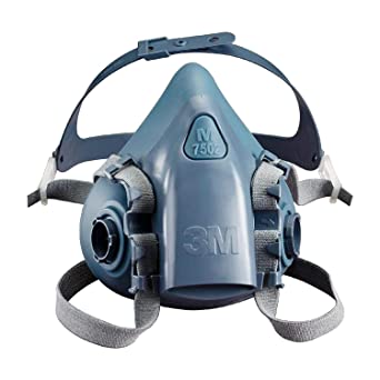 3M 7502 Half Facepiece Reusable Respirator with 3M 6003 Organic Vapor/Acid Gas Cartridge