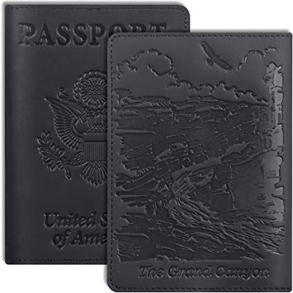 Stock Clearance - Shvigel Passport Cover - Leather Holder - Love America Collection