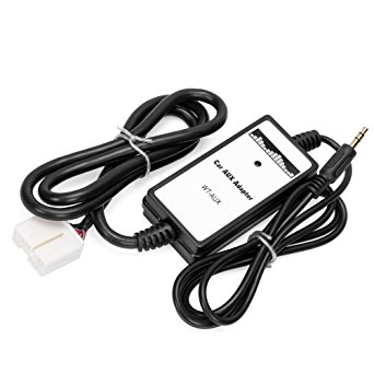3.5mm Jack AUX Interface Adapter Audio Input For iPhone iPod iPad Direct Fit Honda 03-11 Accord/ 06-10 Civic/ 04-11 CRV