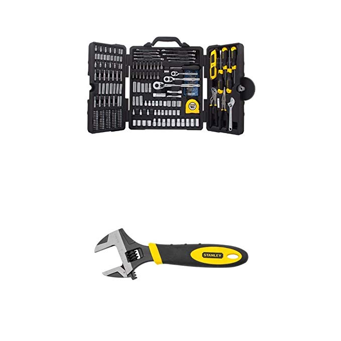 STANLEY STMT73795 Mixed Tool Set, 210-Piece with Adjustable Wrench