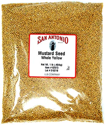 16 Ounce Premium Whole Yellow Mustard Seed (1 Pound Bulk Seeds)