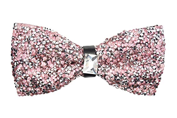 Crystal Glitter Bow tie Luxurious Wedding Party Rhinestone Adjustable Bowtie