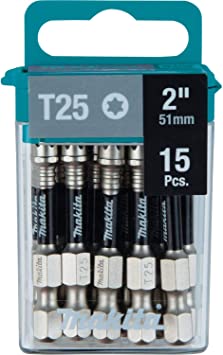 Makita E-01074 Impact XPS™ T25 Torx 2" Power Bit, 15/pk