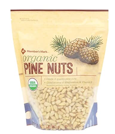 Member's Mark USDA Organic Pine Nuts Grade A, 16 Ounces