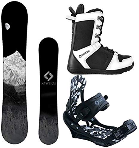 System 2020 MTN and APX Complete Men's Snowboard Package