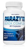 ParaZyte Parasite Cleanse - Parasite Detox - Natural Herbal Cleanse - Formulated With Wormwood Black Walnut Hull Pau D Arco Cranberry Garlic Apple Pectin Carrot Juice Powder Papaya Wood Betany Butternut Bark and Six More Important Nutrients
