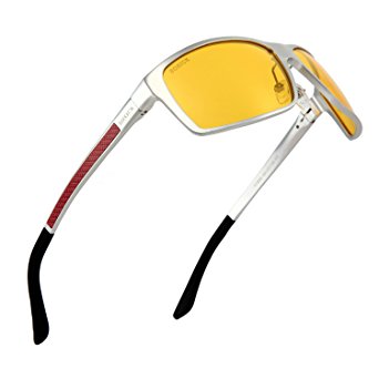 Anti-Glare Polarized Yellow Lens Day & Night Driving Glasses for Men & Women