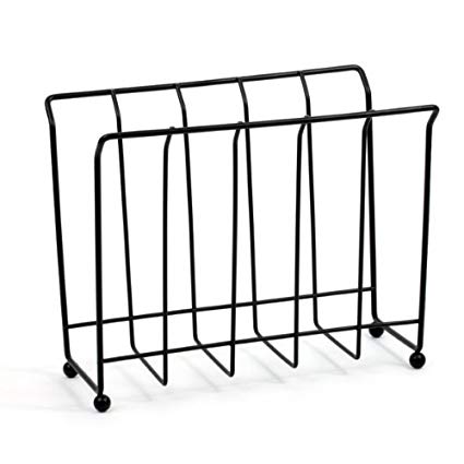 Spectrum Diversified Magazine/Newspaper Rack, Black