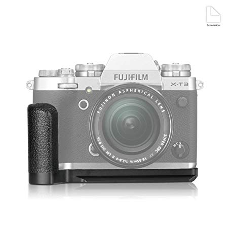MEIKE MK-XT3G Quick Release L Plate Hand Grip Bracket Metal Base Compatible with Fujifilm X-T3