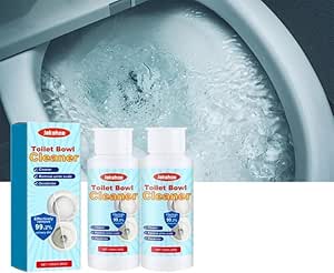 2pcs*Splash Foam Toilet Cleaner, 5.29oz Toilet Active Oxygen Agent, Cleaner Foaming Powder, Splash Foaming Toilet Cleaner for Squatting Pans, Urinals, Washbasins, Toilet Bowl