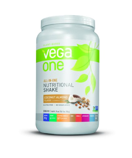 Vega One Plant Protein Powder, Coconut Almond, 29.4 Ounce