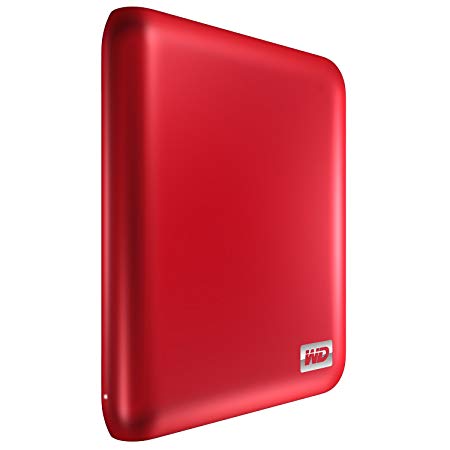 WD My Passport Essential SE 750 GB USB 3.0/2.0 Ultra Portable External Hard Drive (Metallic Red)