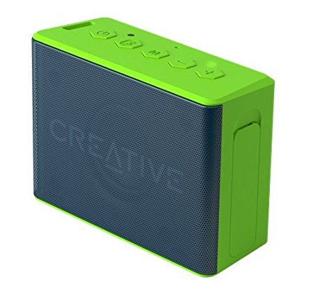 Creative MUVO 2c Palm-sized Mini Water-resistant Bluetooth Speaker with Built-in MP3 Player (Green)