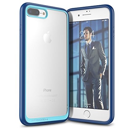 iPhone 7 Plus case, ATGOIN Premium Hybrid Protective Clear Case for Apple iPhone 7 Plus 5.5 inch - Clear/Blue