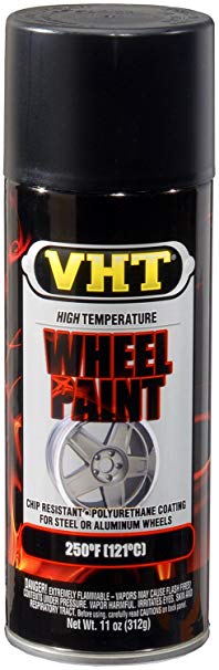 VHT SP183 Satin Black Wheel Paint Can - 11 oz.