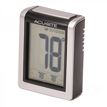 Acurite Digital Indoor / Outdoor Wireless Thermometer 00380W with Daily High/Low