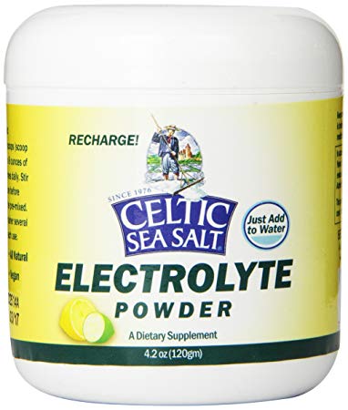 Celtic Sea Salt Electrolyte Powder Drink Mix, 4.2 Ounce