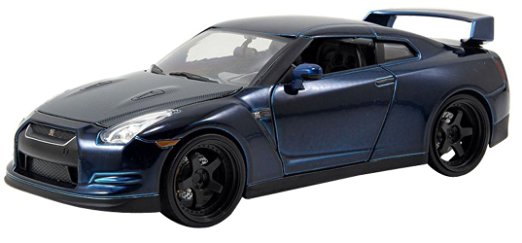 Jada Toys Fast & Furious 1:24 Diecast  Nissan GTR, Blue
